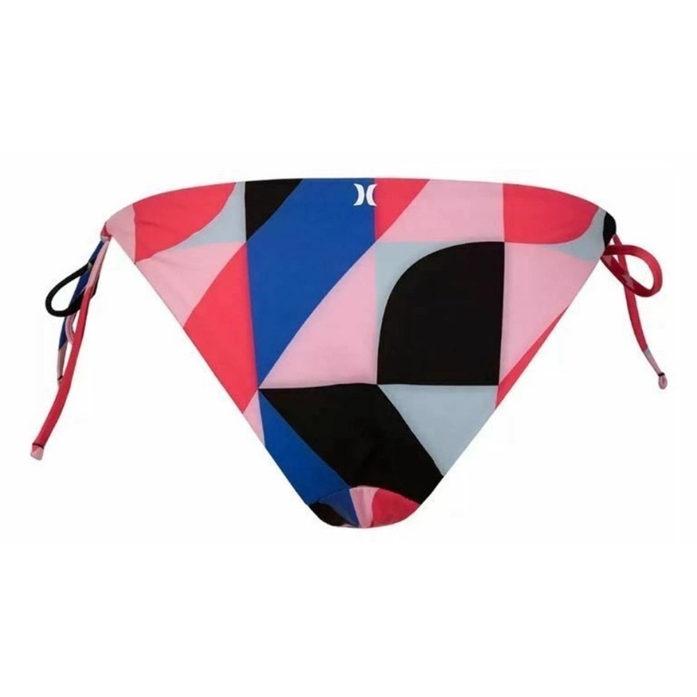 Hurley Women's Reversible Geo Tie Surf Swim Bottom XS in Red Orbit NWT 125 - Picture 7 of 9